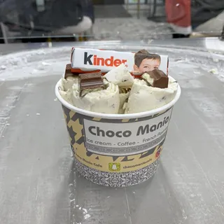 Kinder Rolled Ice Cream