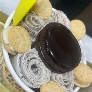 Spare Tire Oreo Rolled Ice Cream