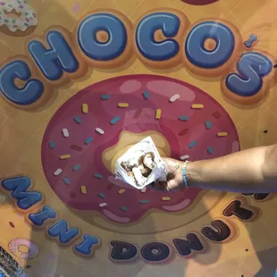 Cinnamon sugar mini donuts