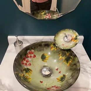 Fun bathroom decor
