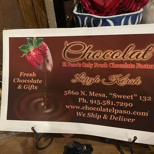 Address, website &amp; phone number