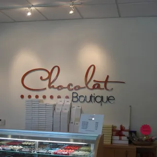the interior of a bakery