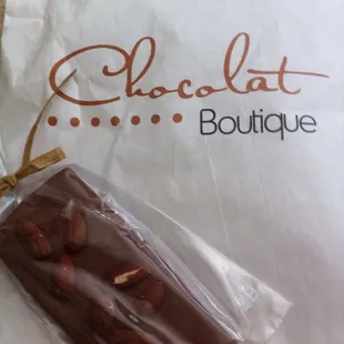 Chocolate Bar w/ Almonds