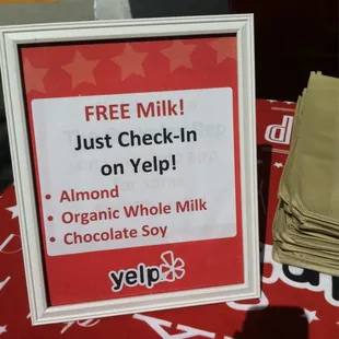 Come wash down that chocolate with some cold milk!