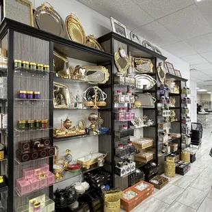 a woman shopping in a store