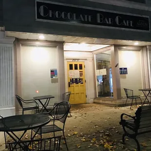 the outside of the building