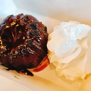 Chocolate Lava Cake with Ice Cream (on the side)