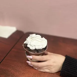 Brownies Ice Cream Cup