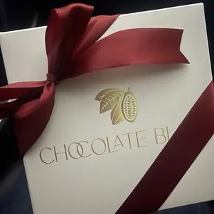 Complimentary chocolate box wrapping