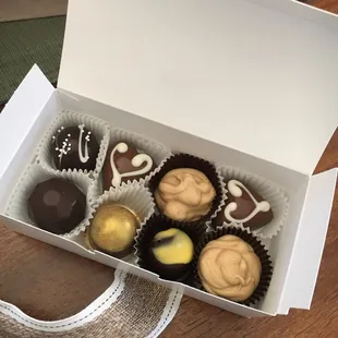 a box of chocolates