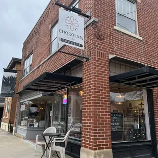 the outside of the building