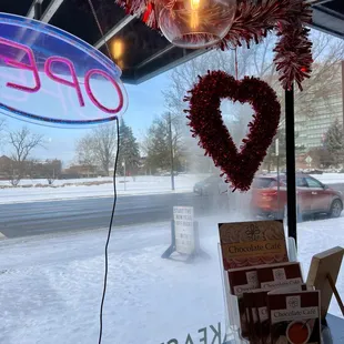 the outside of the store