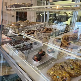 a variety of baked goods