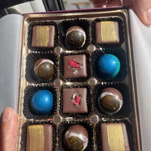 French Dark Chocolate, Sea Salt &amp; Caramel, Tiramisu, Lavender and Chamomile