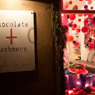 a christmas window display
