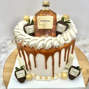 Custom Hennessy themed cake
Chocolate Caramel