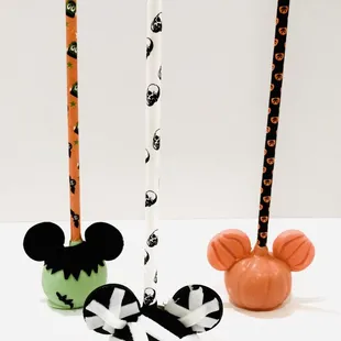 Halloween Mickey Mouse themed cake pops
