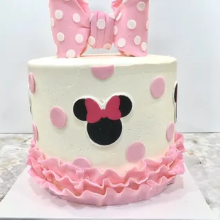 Custom Mini Mouse Cake