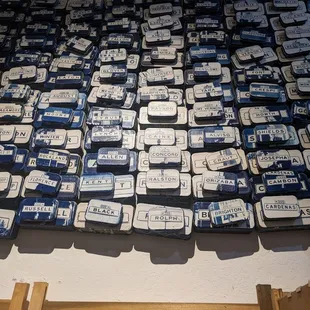 A lot of street names!