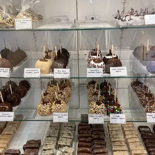 Caramel apples and other sweet treats