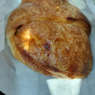 Ham and cheese crossiant, they also have it with jalapeno.
