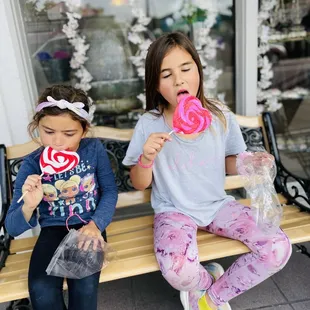 Heart Shaped Lollipops from Chocolate Haus