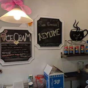 The key lime ice cream is DELICIOUS.