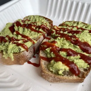 Sriracha Avocado Toast