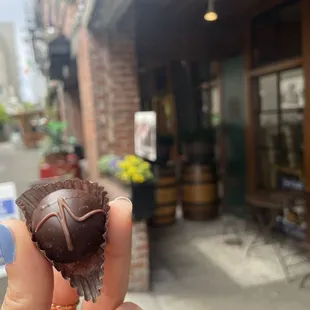 Chocolate hazelnut truffle