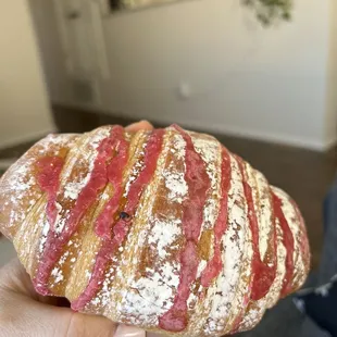 Raspberry Filled Croissant