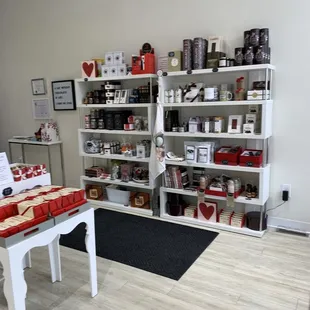 a display of chocolates in a store