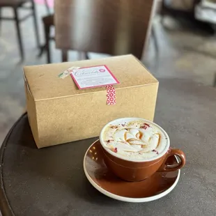 Their rose latte is my fav!!