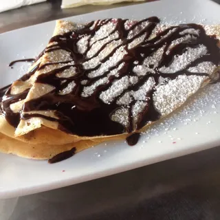 Mixed Berries and Chocolate Crepe