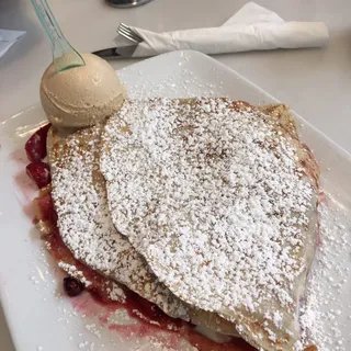 Pastry Cream and Mixed Berries Crepe