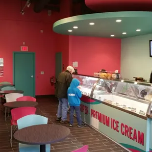 customers at counter