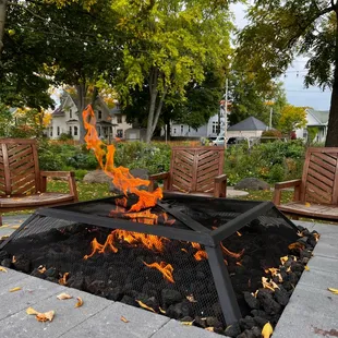 a fire pit