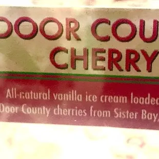Love that they use local cherries now that cherry season is here!