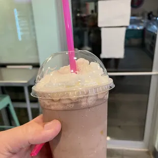 &quot;Zoreo&quot; and Peanut Butter Cookie Dough milkshake