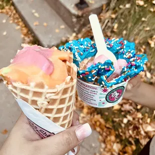 Rainbow Sherbet Electric Watermelon