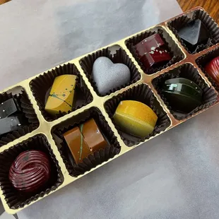 Box of 10 ($25) -- pick your own favorites