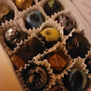 a box of chocolates