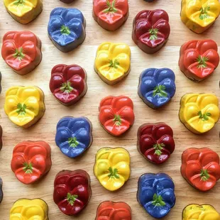 Salted Caramel Pansies