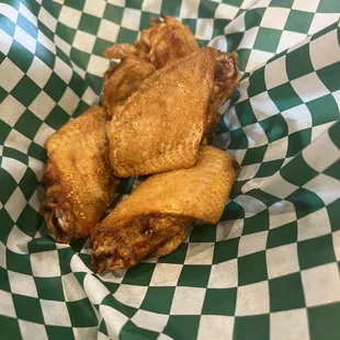Wings with buffalo butter seasoning