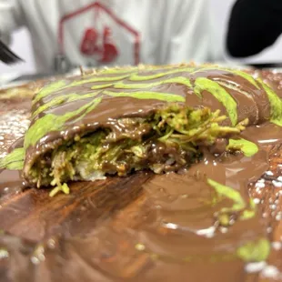 Inside of Dubai crepe