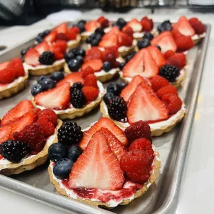 Fruit tarts