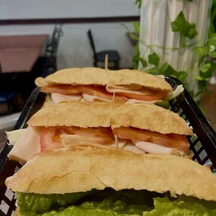 Turkey Sandwiches Demi baguette