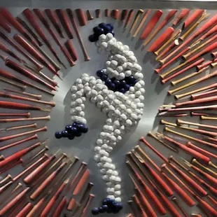 Way cool artwork over one of the escalators.