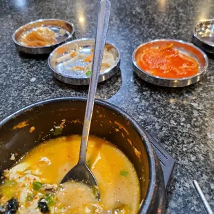 Tofu soup