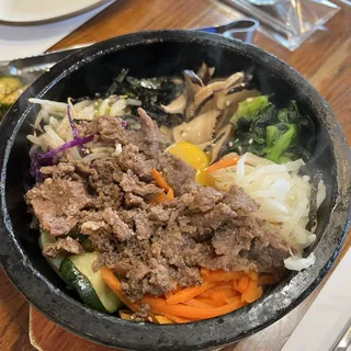 B2 - Hot stone Bibimbap - Beef /