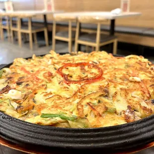 Seafood Pancake Plate